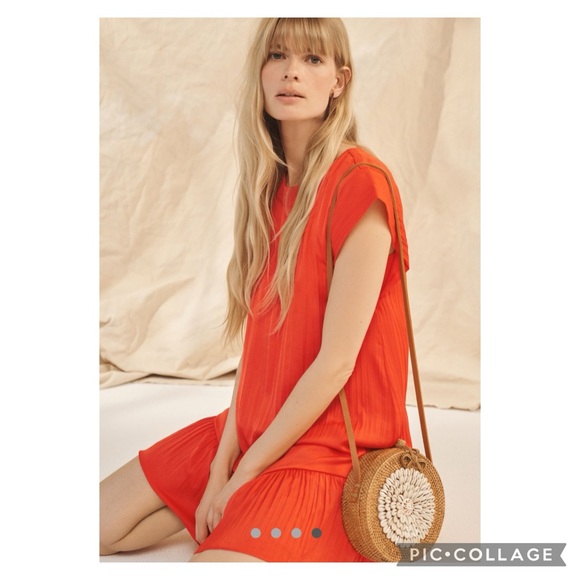 Anthropologie Shell Embellished Round Rattan Crossbody Bag - Picture 15 of 16